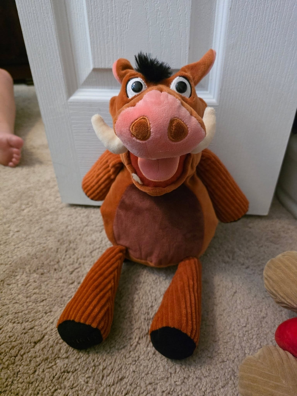 Scentsy Brown and Pink Wild Boar Plush